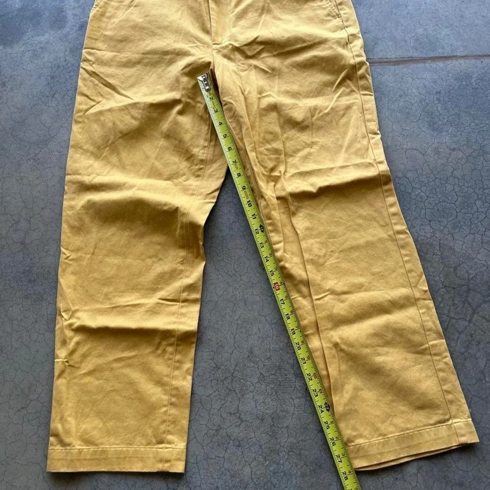 Brooks Brothers Yellow Cotton Chino Pants Size: 33x30